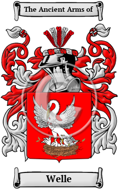 Welle Family Crest/Coat of Arms