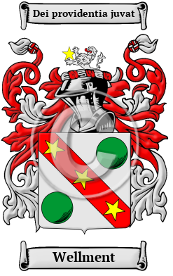 Wellment Family Crest/Coat of Arms