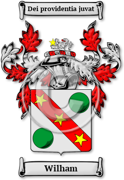 Wilham Family Crest Download (JPG) Legacy Series - 600 DPI