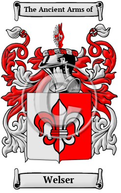 Welser Family Crest/Coat of Arms