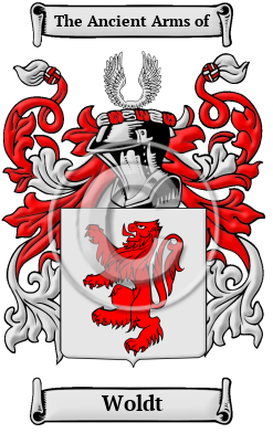 Woldt Family Crest/Coat of Arms