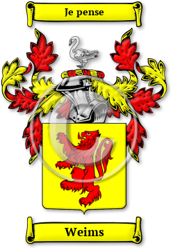 Weims Family Crest Download (jpg) Legacy Series - 150 DPI