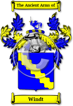 Windt Family Crest Download (JPG) Legacy Series - 600 DPI