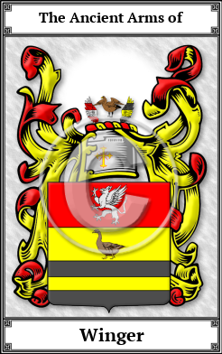 Winger Family Crest Download (JPG) Book Plated - 600 DPI