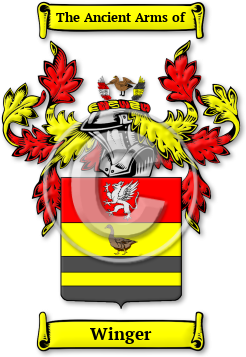 Winger Family Crest Download (JPG) Legacy Series - 600 DPI
