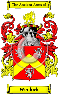 Wenlock Family Crest/Coat of Arms