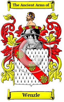 Wenzle Family Crest/Coat of Arms