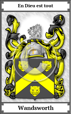 Wandsworth Family Crest Download (JPG)  Book Plated - 150 DPI