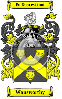 Wansworthy Family Crest/Coat of Arms