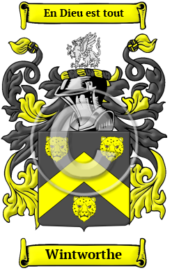 Wintworthe Family Crest/Coat of Arms