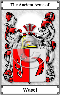 Wasel Family Crest Download (JPG) Book Plated - 600 DPI