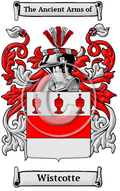 Wistcotte Family Crest/Coat of Arms