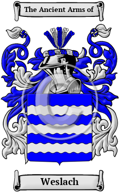 Weslach Family Crest/Coat of Arms