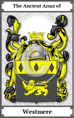 Westmere Family Crest Download (JPG) Book Plated - 600 DPI