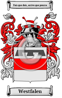 Westfalen Family Crest Download (JPG) Heritage Series - 600 DPI