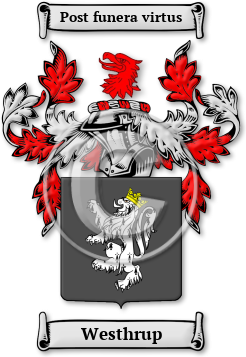 Westhrup Family Crest Download (JPG) Legacy Series - 600 DPI