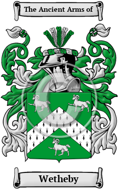 Wetheby Family Crest/Coat of Arms