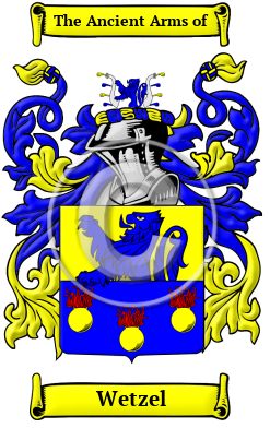 Wetzel Family Crest/Coat of Arms