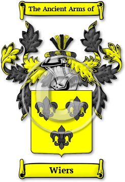 Wiers Family Crest Download (jpg) Legacy Series - 150 DPI