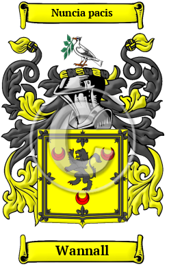 Wannall Family Crest/Coat of Arms