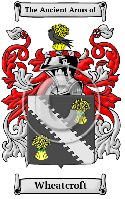 Wheatcroft Family Crest/Coat of Arms