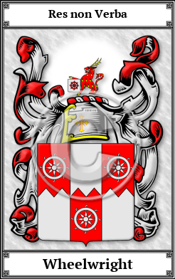 Wheelwright Family Crest Download (JPG)  Book Plated - 150 DPI