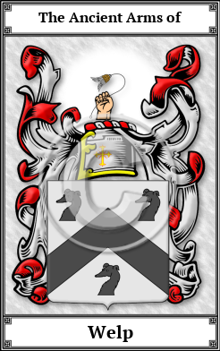 Welp Family Crest Download (JPG)  Book Plated - 150 DPI