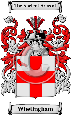 Whetingham Family Crest/Coat of Arms
