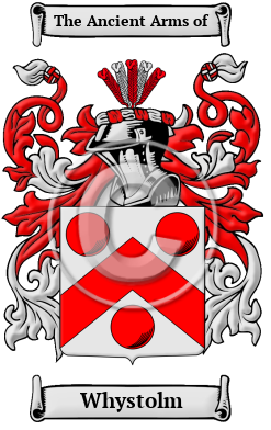 Whystolm Family Crest/Coat of Arms
