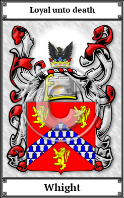 Whight Family Crest Download (JPG) Book Plated - 600 DPI