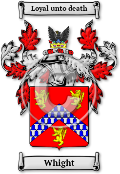 Whight Family Crest Download (JPG) Legacy Series - 600 DPI