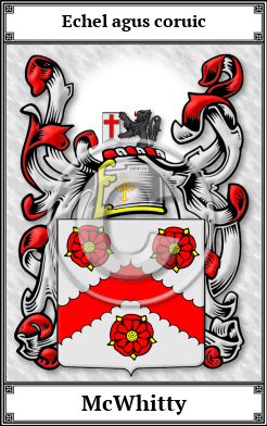 McWhitty Family Crest Download (JPG) Book Plated - 300 DPI