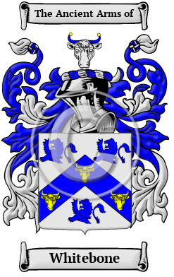 Whitebone Family Crest Download (JPG) Heritage Series - 600 DPI
