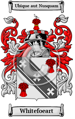 Whitefoeart Family Crest/Coat of Arms