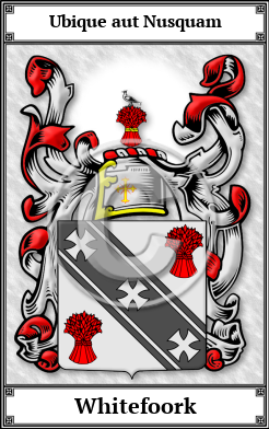 Whitefoork Family Crest Download (JPG)  Book Plated - 150 DPI