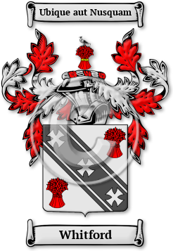 Whitford Family Crest Download (jpg) Legacy Series - 150 DPI