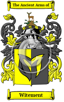 Witement Family Crest/Coat of Arms