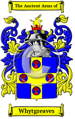 Whytgreaves Family Crest/Coat of Arms