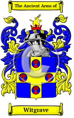 Witgrave Family Crest/Coat of Arms