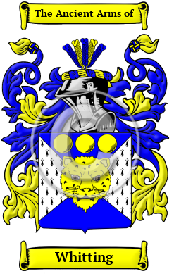 Whitting Family Crest/Coat of Arms