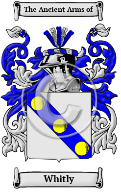 Whitly Family Crest/Coat of Arms