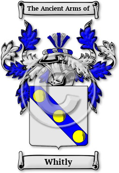Whitly Family Crest Download (jpg) Legacy Series - 150 DPI