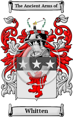 Whitten Family Crest/Coat of Arms