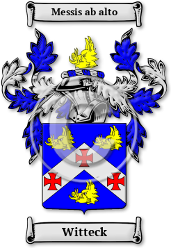 Witteck Family Crest Download (JPG) Legacy Series - 600 DPI