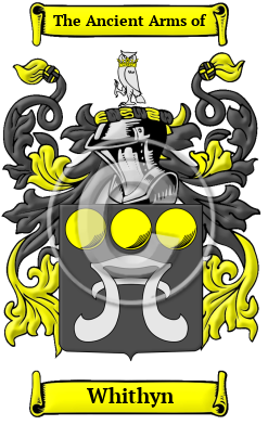 Whithyn Family Crest/Coat of Arms