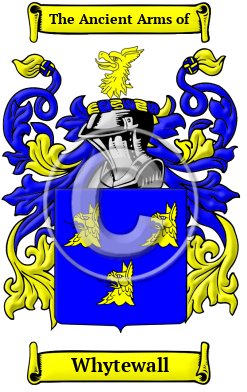 Whytewall Family Crest/Coat of Arms