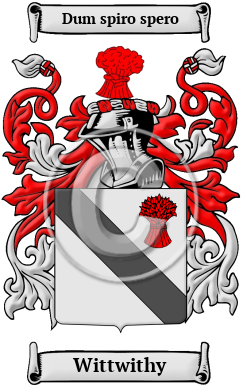 Wittwithy Family Crest/Coat of Arms