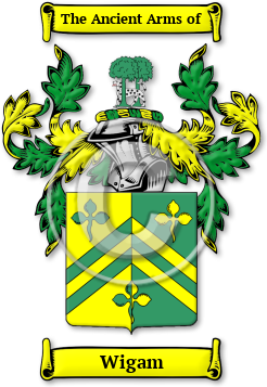 Wigam Family Crest Download (jpg) Legacy Series - 150 DPI