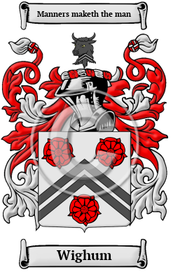Wighum Family Crest/Coat of Arms