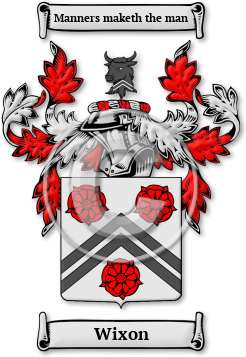 Wixon Family Crest Download (jpg) Legacy Series - 150 DPI